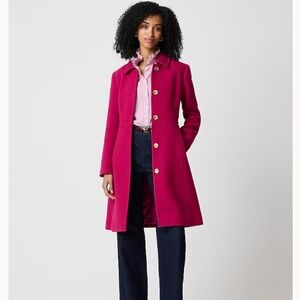 J Crew Factory Wool blend lady day coat. Size 12